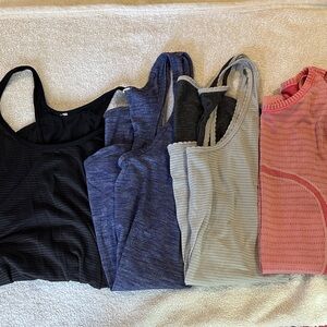 Lululemon Women's Assorted Color Tank Tops size 4-6 ( older styles ) flaws